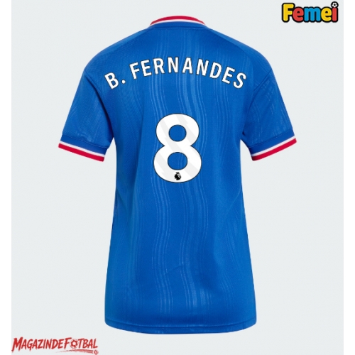 Manchester United Bruno Fernandes #8 Tricou Fotbal Replică 2026-27 Femei Deplasare Manchester United Bruno Fernandes #8 Tricou Fotbal Replică 2026-27 Femei Deplasare
